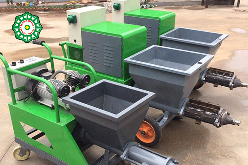 Chất lượng máy phun vữa sản xuất Trung Quốc không đồng đều