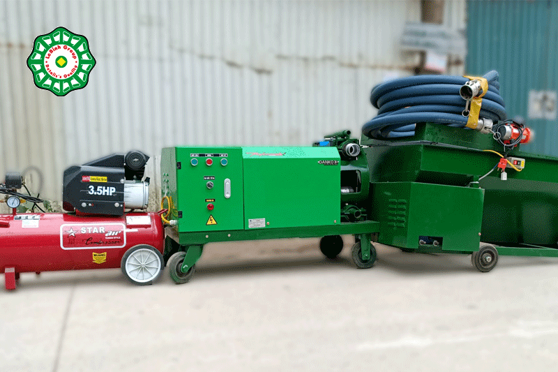 Có nên mua máy phun vữa Trung Quốc không? Giải đáp chi tiết Máy phun vữa Trung Quốc Danko