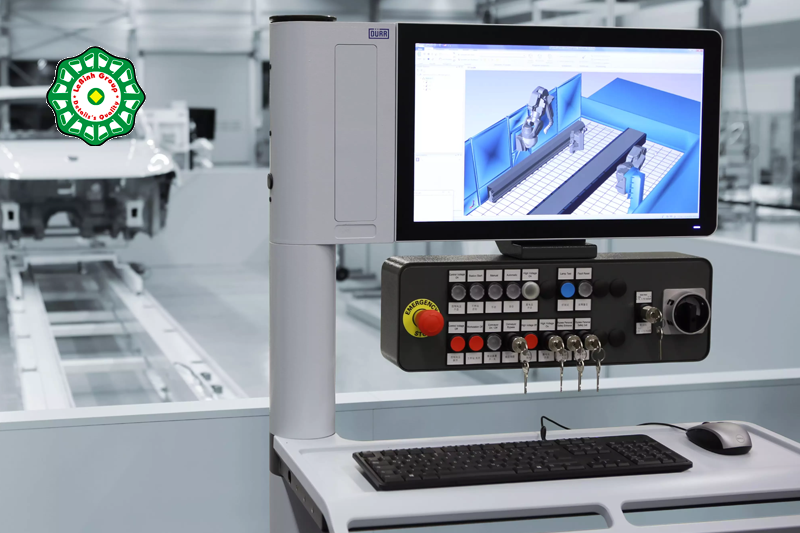 Máy phun sơn tự động - Giải pháp tối ưu cho nhà máy Hình ảnh điều khiển hệ thống máy phun sơn tự động