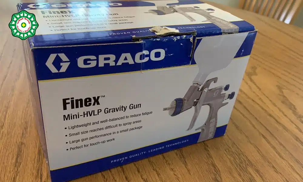 Top 2 súng phun sơn phù hợp cho gara ô tô tốt nhất Súng phun sơn Graco Finex