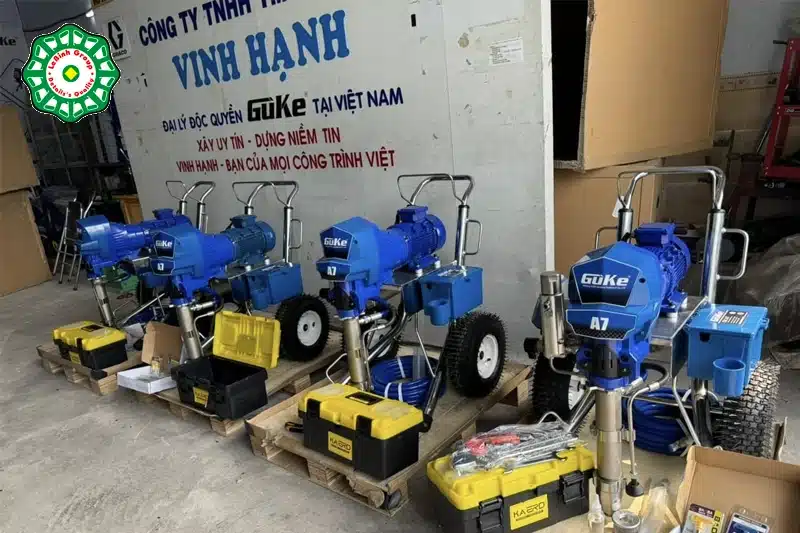 Top 4 địa chỉ bán máy phun vữa uy tín tại Việt Nam Công ty TNHH Vinh Hạnh